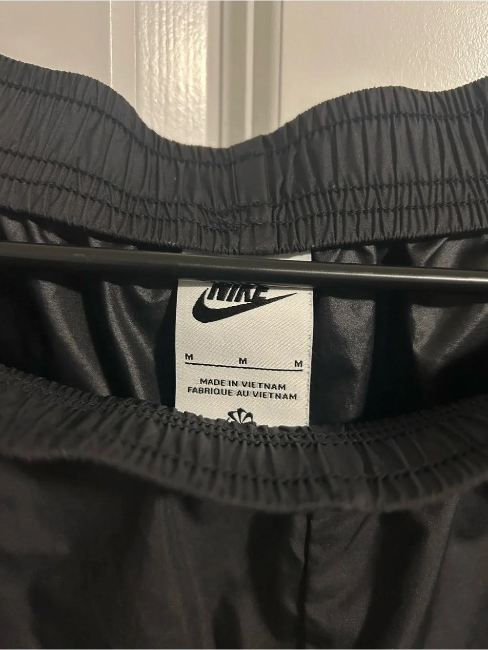 Nike Black and White Track Pants